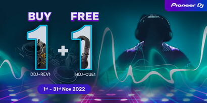 Don't miss out on this great deal purchase Pioneer DJ DDJ-REV1 DJ controller and get free Headphone HDJ-CUE1!